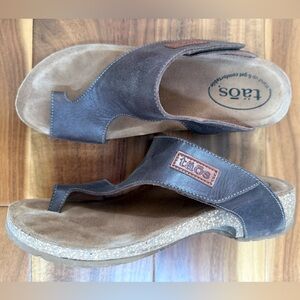 Taos Footwear Brown Leather Sandals